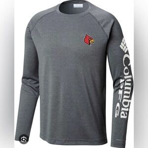 UEC Columbia Sportswear MenS University of Louisville Long Sleeve T-Shirt  Sz L